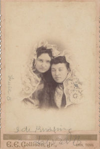 mystery photo of two young women