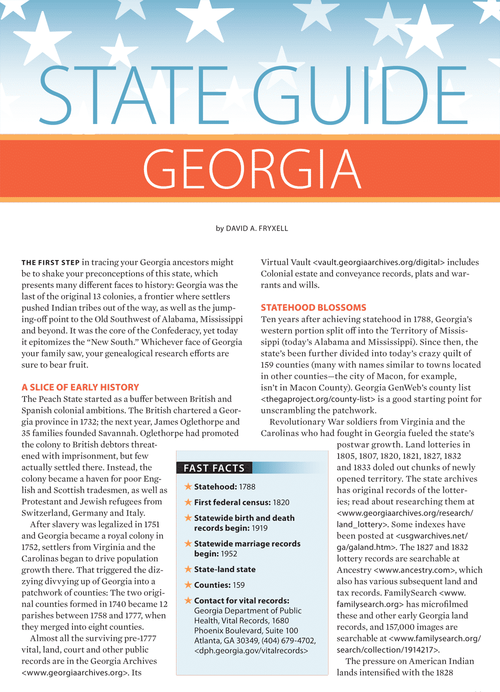 County History and Listings