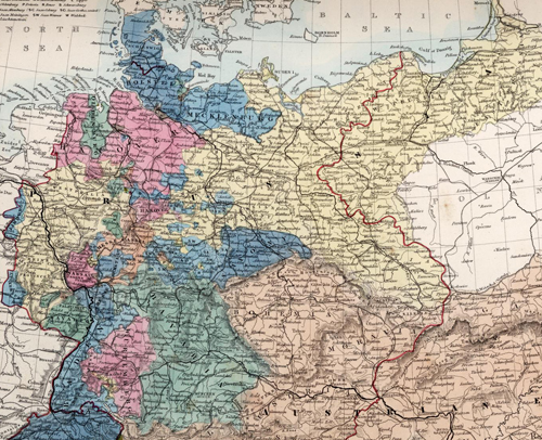 historical map german states