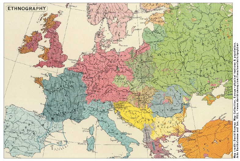 ethnographic maps, how to read ethnographic maps, historical maps of europe, heritage map, historical heritage, europe map