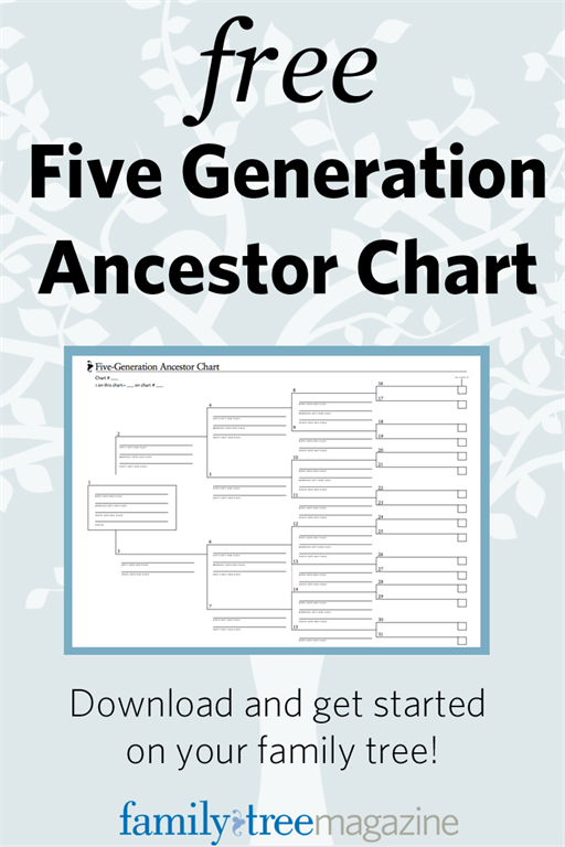 Family Tree Chart Genealogy
