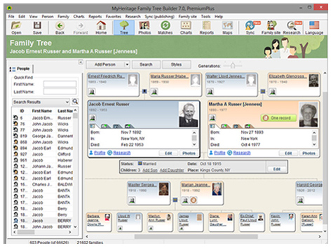 Heritage family tree builder 8.0