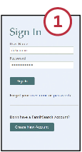 FamilySearch sign in