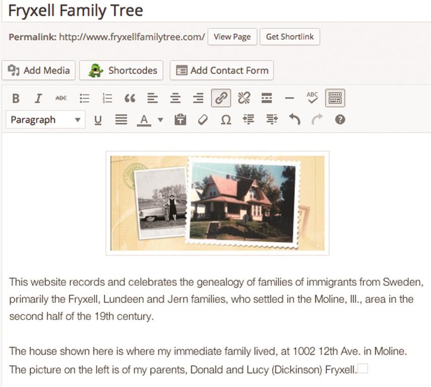 how to create a beautiful family history website family tree family tree site