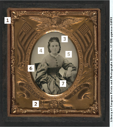 Civil War-era portrait of a young women.