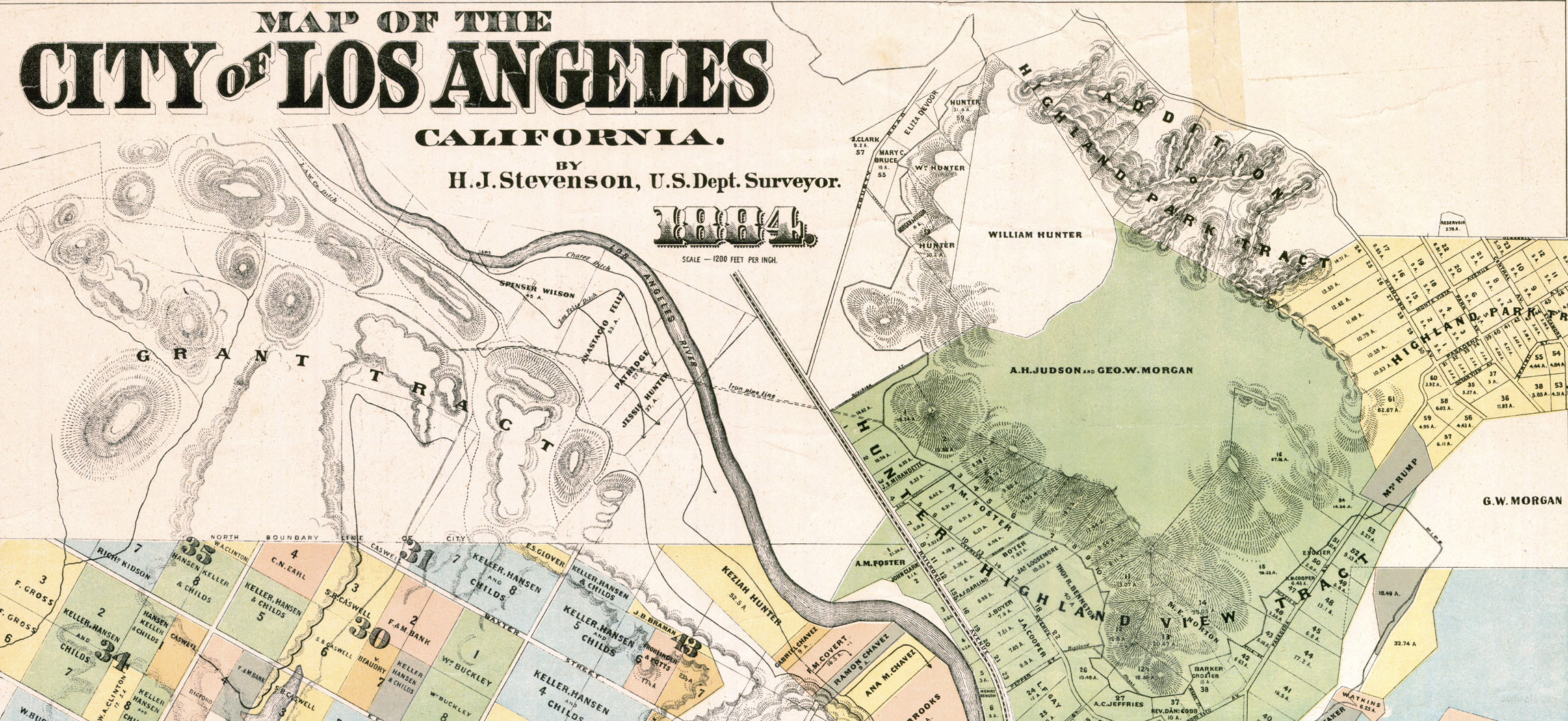 historical map los angeles, old map los angeles