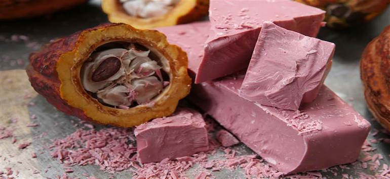 pink chocolate history