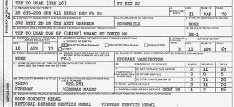 how to understand your vietnam veterans dd 214 discharge form dd214 form