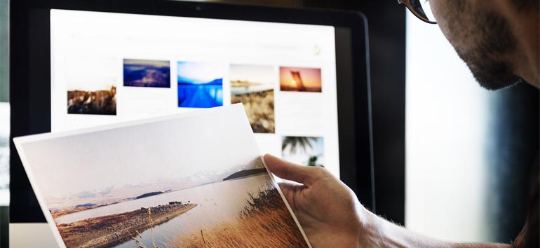Storing photos and records online using Google.
