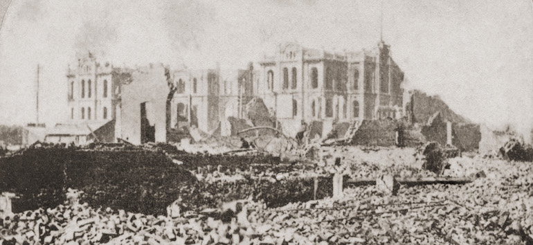 courthouse fire records destroyed