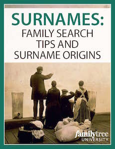surnames family search tips