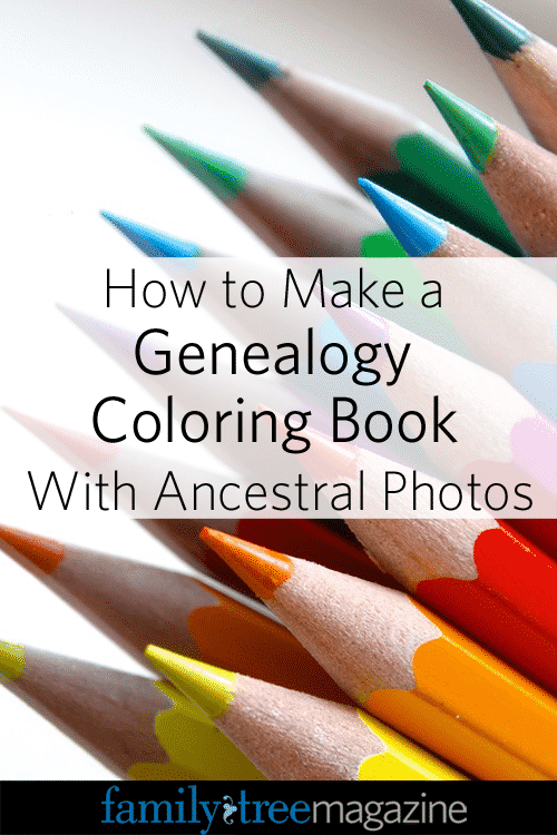 How to Make a Genealogy Coloring Book