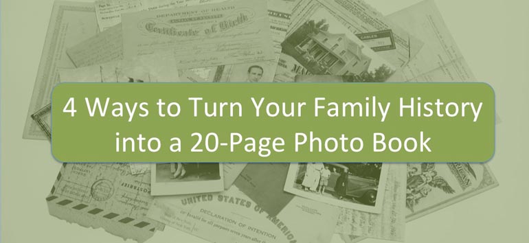 make a photo book from your family history with family tree university making a family history book