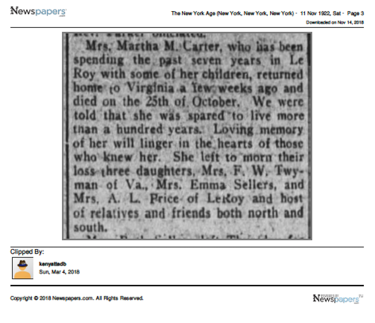 newspapers ancestors