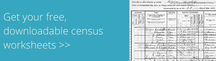 census worksheets banner