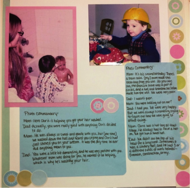 family photo book elements