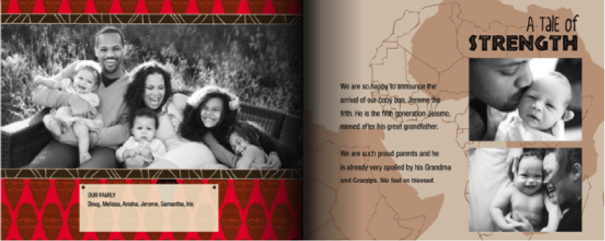 Screen shot from Shutterfly.com, one of the best photo book services for family history albums.