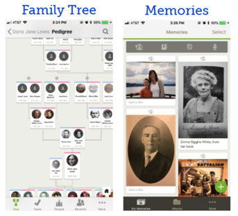 Screen shot of FamilySearch.org app, one of six genealogy mobile apps we reviewed.