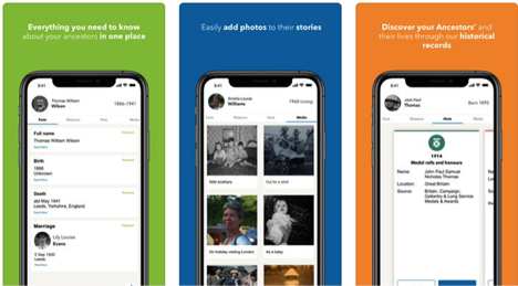 Screen shot of Findmypast.com app, one of six genealogy mobile apps we reviewed.