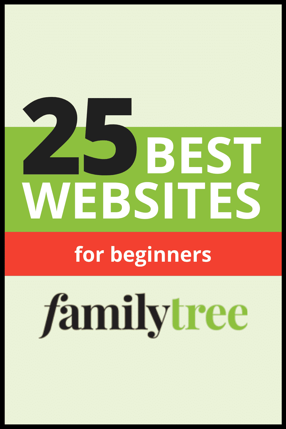 25 Best Genealogy Websites for Beginners pinterest pin
