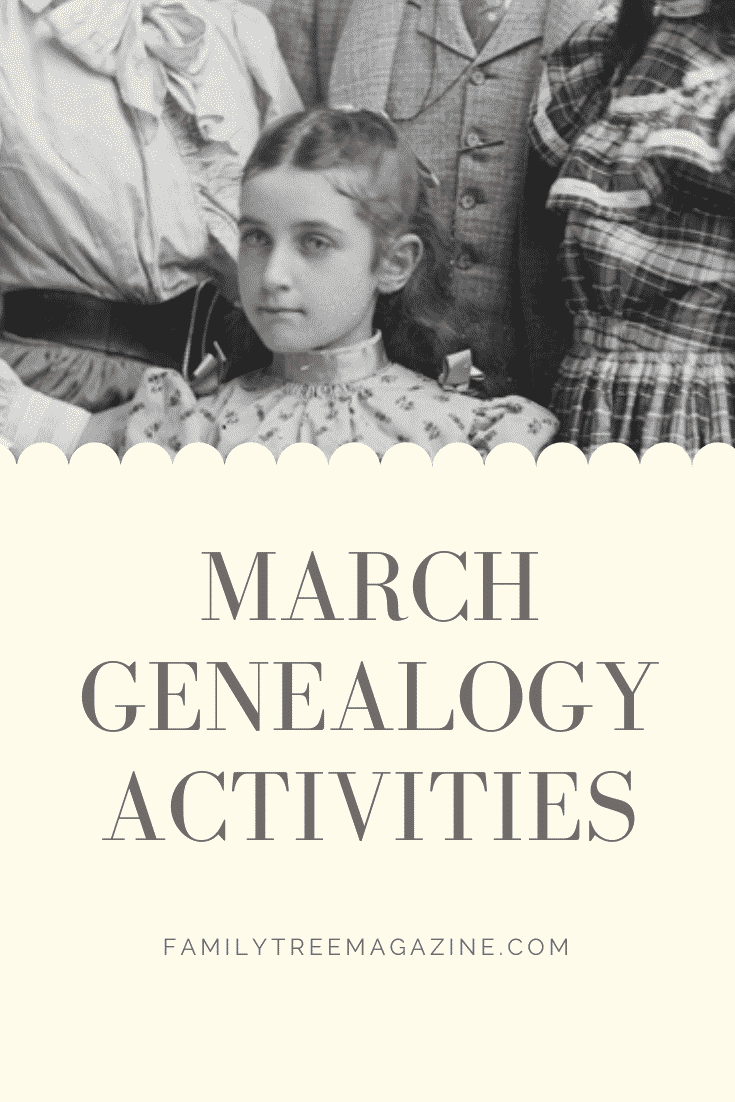 5 Genealogy Activities to Do in March