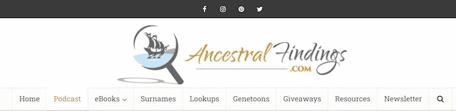 the ancestral finding's website