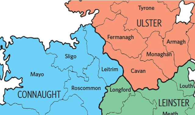 Plotting Your Irish Roots An Irish Counties Map