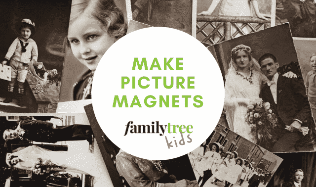 How to make family picture magnets.