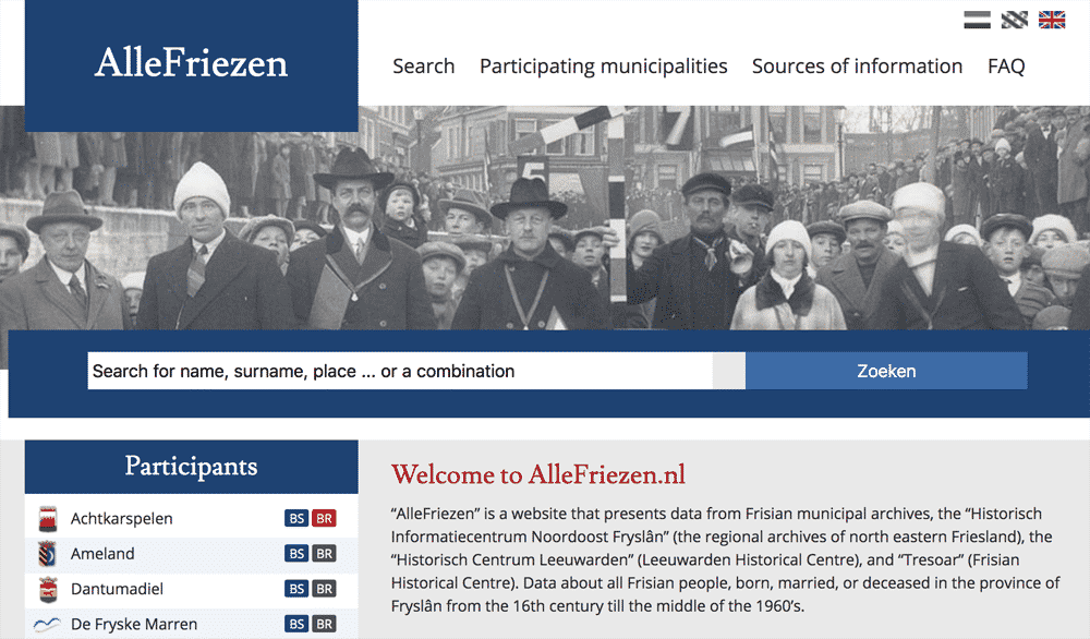 AlleFriezen home page