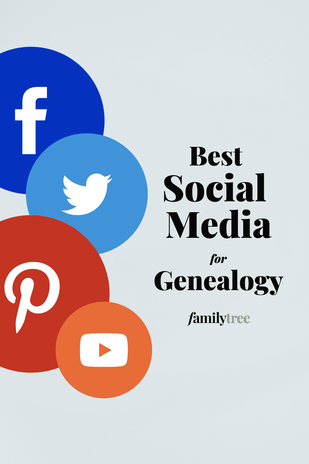 Best Social Media for Genealogy Pinterest pin.
