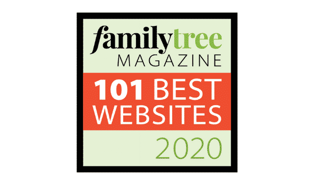 Logo for 101 Best Genealogy Websites from Family Tree Magazine