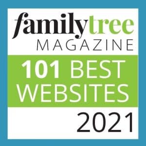 Family Tree Magazine's 101 Best Websites of 2021 logo