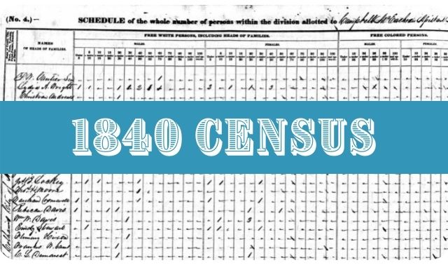 1840 Census Records Research Guide cover