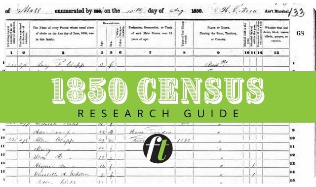 1850 Census Research Guide from Family Tree Magazine